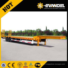 3 axles low bed semi truck trailer/truck trailer spare parts